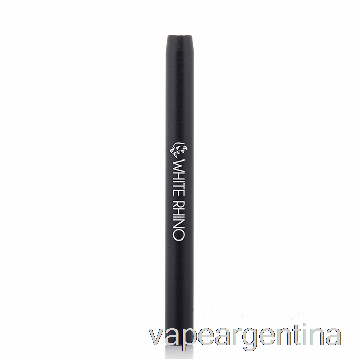 Tubo De Prueba De Murciélago De Metal De Rinoceronte Blanco, Vaporizador Negro Descartable